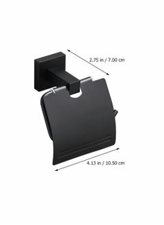 KASTWAVE KASTWAVE Toilet Tissue Roll Dispenser Toilet Roll Holder Bathroom Kitchen Wall Mount Toilet Paper Roll Holder for Bathroom Kitchen Washroom  - Image 2