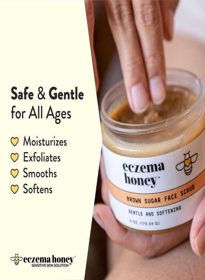 ECZEMA HONEY Brown Sugar Face & Body Scrub - Bath Scrub for Dry Skin - Natural & Gentle Face Scrub Soothes Eczema - Body Care Products for Women & Men - Sensitive Skin Exfoliating Body Scrub (6 Oz) - Image 3