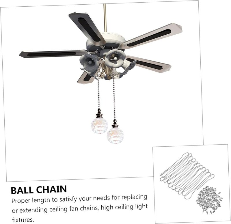 هومويويو 12 حزمة سلاسل خرزية لسحب مراوح السقف والستائر والإضاءة الاستبدالية - Image 4