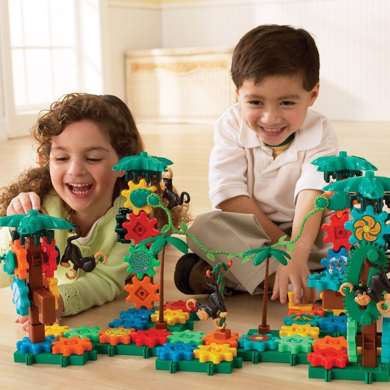Learning Resources Learning Resources Gears! Gears! Gears! Movin' Monkeys Building Play Set, 103 Pieces - Image 4