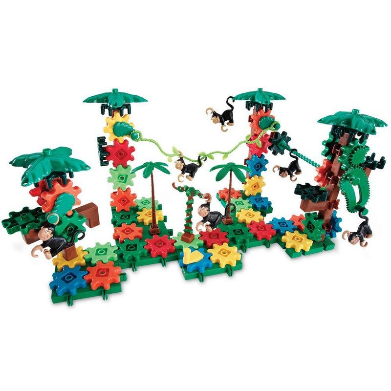 Learning Resources Learning Resources Gears! Gears! Gears! Movin' Monkeys Building Play Set, 103 Pieces - Image 3