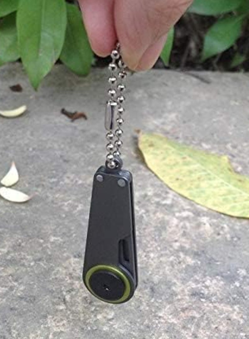 Multifunctional Portable Mini Folding Camping Survival Steel Knife  Key Chain Pocket Box Peel Package Fold Keychain Letter Cutter Parcel Peeler Open Mini Blade Opener  - Image 3