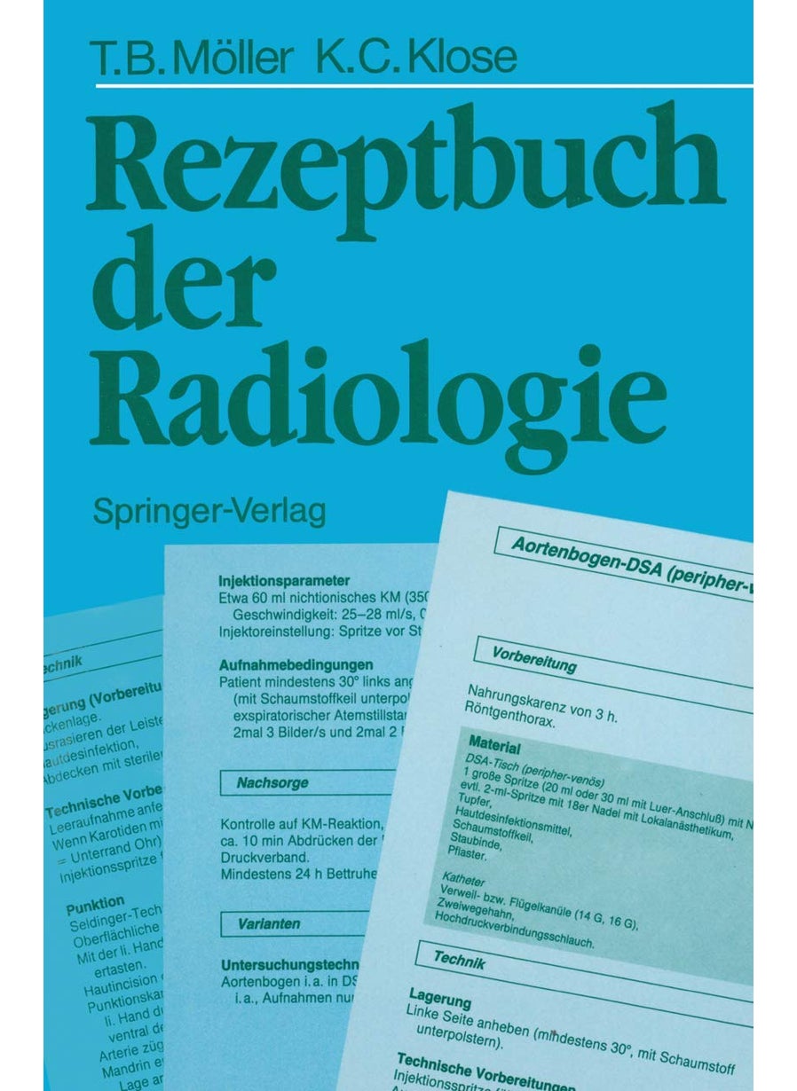 Rezeptbuch der Radiologie 