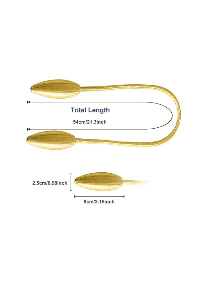 The Bros Tiebacks for Curtains, Woven Curtain Ties, Curtain Clips for Home and Office Decoration  - Image 2