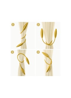 The Bros Tiebacks for Curtains, Woven Curtain Ties, Curtain Clips for Home and Office Decoration  - Image 4