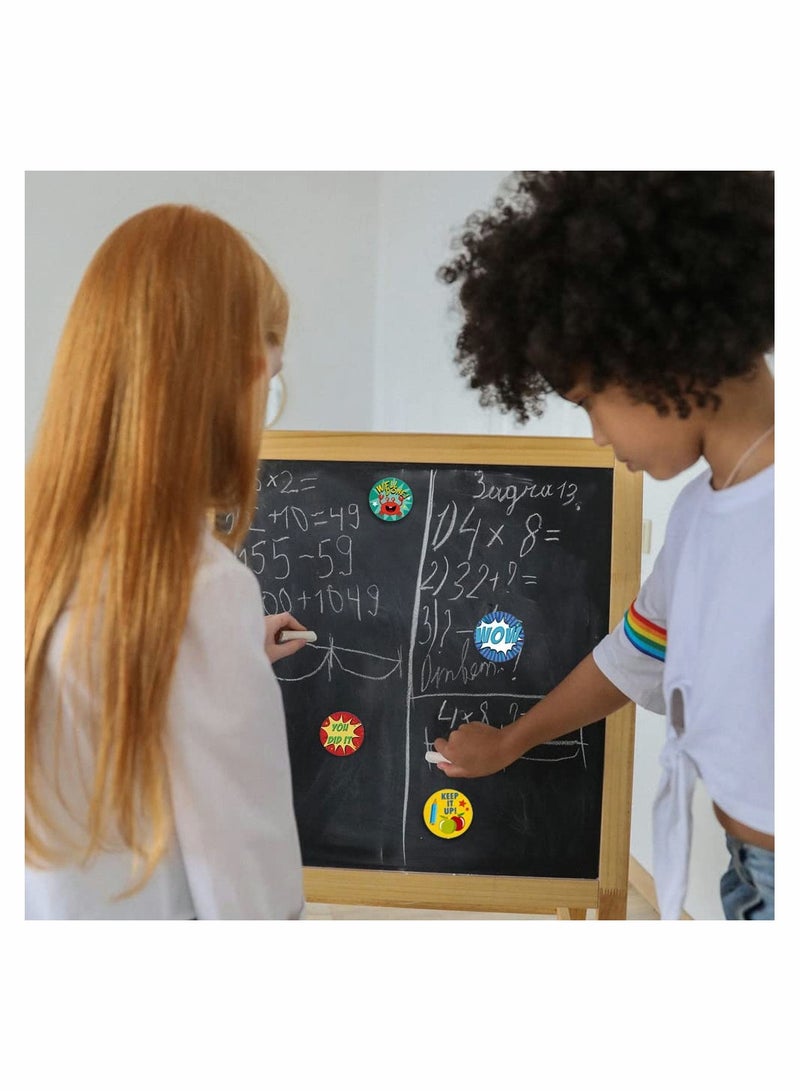 2000 Pcs Reward Stickers for Teachers 1 Inch Classroom Supplies with 24 Fun Designs for Kids - Image 5