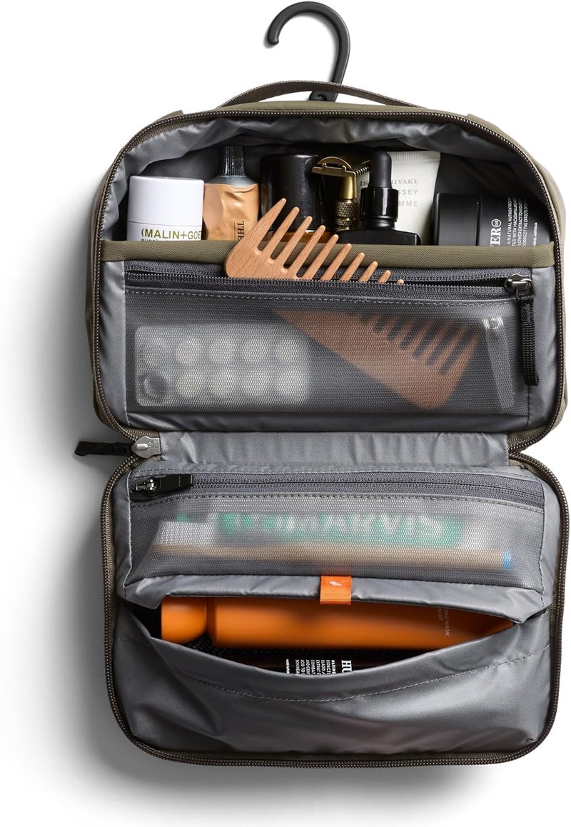 BELLROY Hanging Toiletry Kit (Hanging 3 Litre Toiletry Bag for Men and Women, Designed for Travel) - SeaKelp - Image 4
