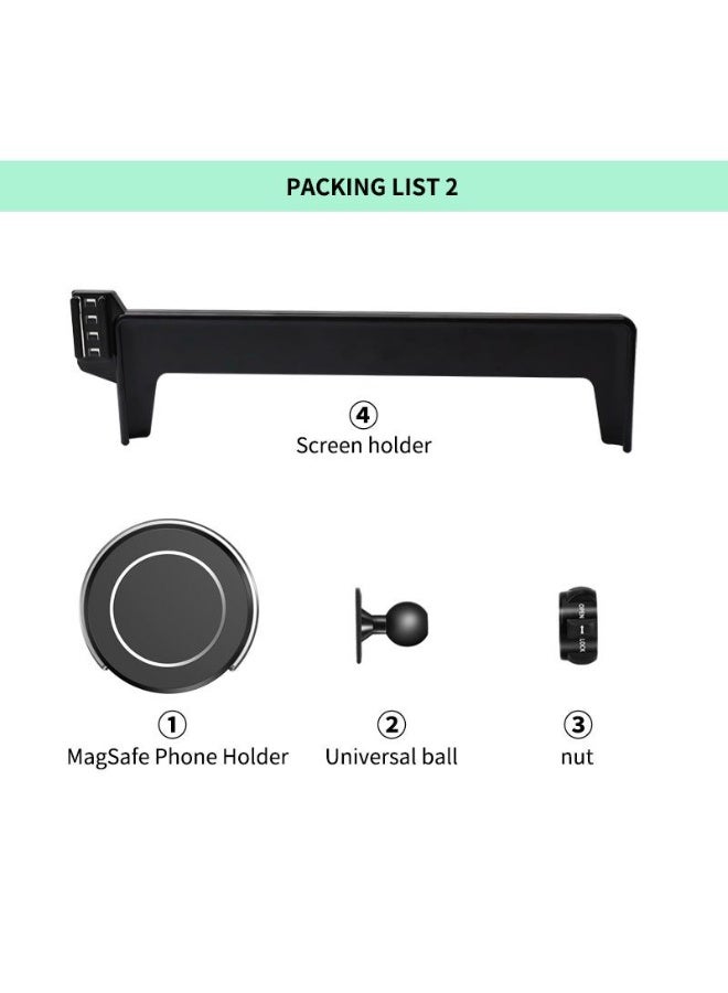 Rox 01 Phone holder 2023-2026(15.7 inches) Monitor Phone Mount MagSafe Car Holder for all phones - Image 2