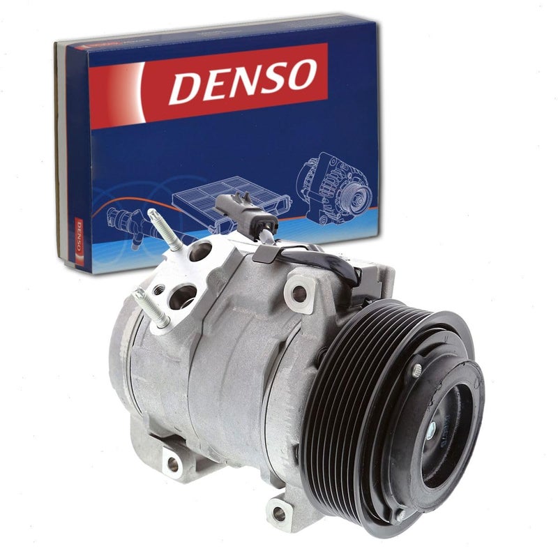 Denso 4710832 New AC Compressor with Clutch 1 Pack