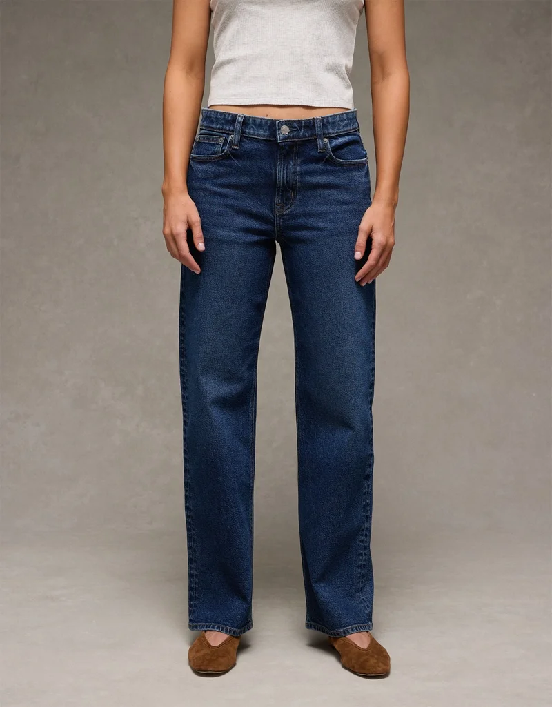 American Eagle  AE Stretch High-Waisted Stovepipe Jean for Women | Best Price UAE