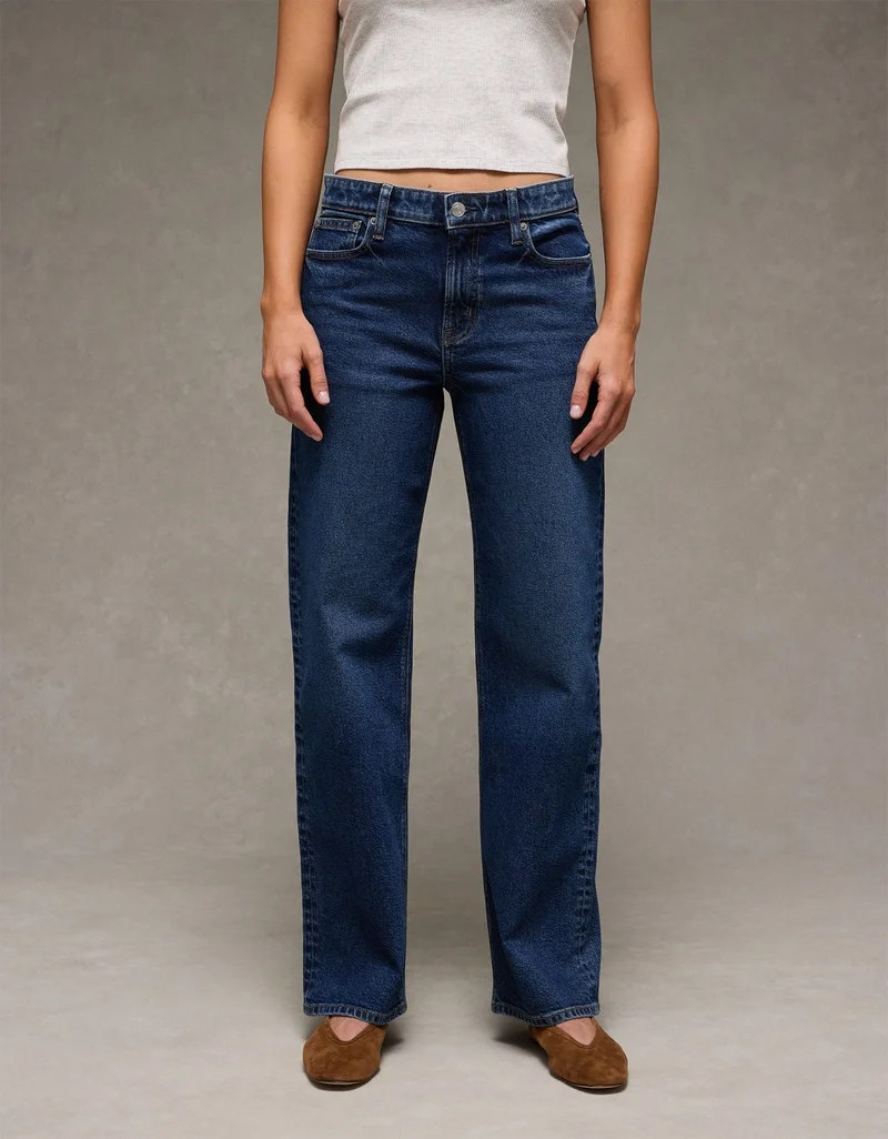 American Eagle  AE Stretch High-Waisted Stovepipe Jean for Women | Best Price UAE