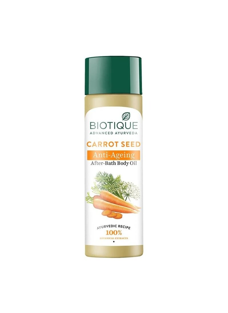 Biotique Biotique Bio Carrot Seed AntiAging AfterBath Body Oil 120 ml  - Image 1