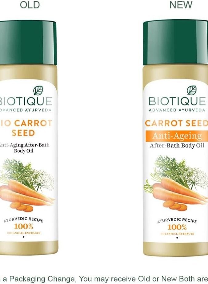 Biotique Biotique Bio Carrot Seed AntiAging AfterBath Body Oil 120 ml  - Image 2