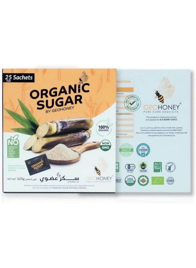 GEOHONEY Organic Sugar 25 Sachets - Image 5