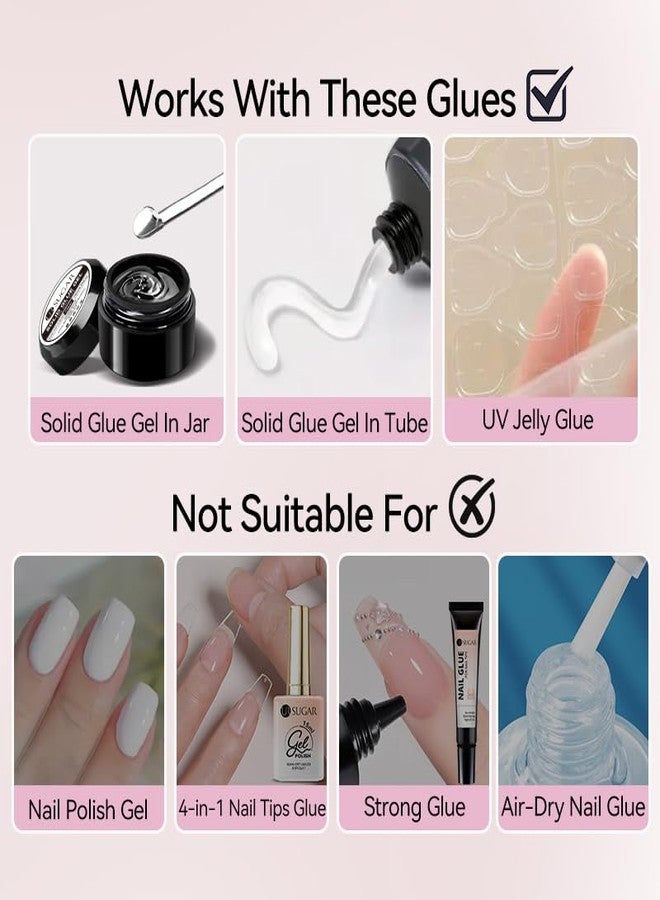 UR SUGAR 15ML Nail Glue Remover for Press on Nails,Multi-Functional Remover for Nails Tips,Gentle Glue Remover Fast & Safe on Fake Tips for Home Salon - Image 3