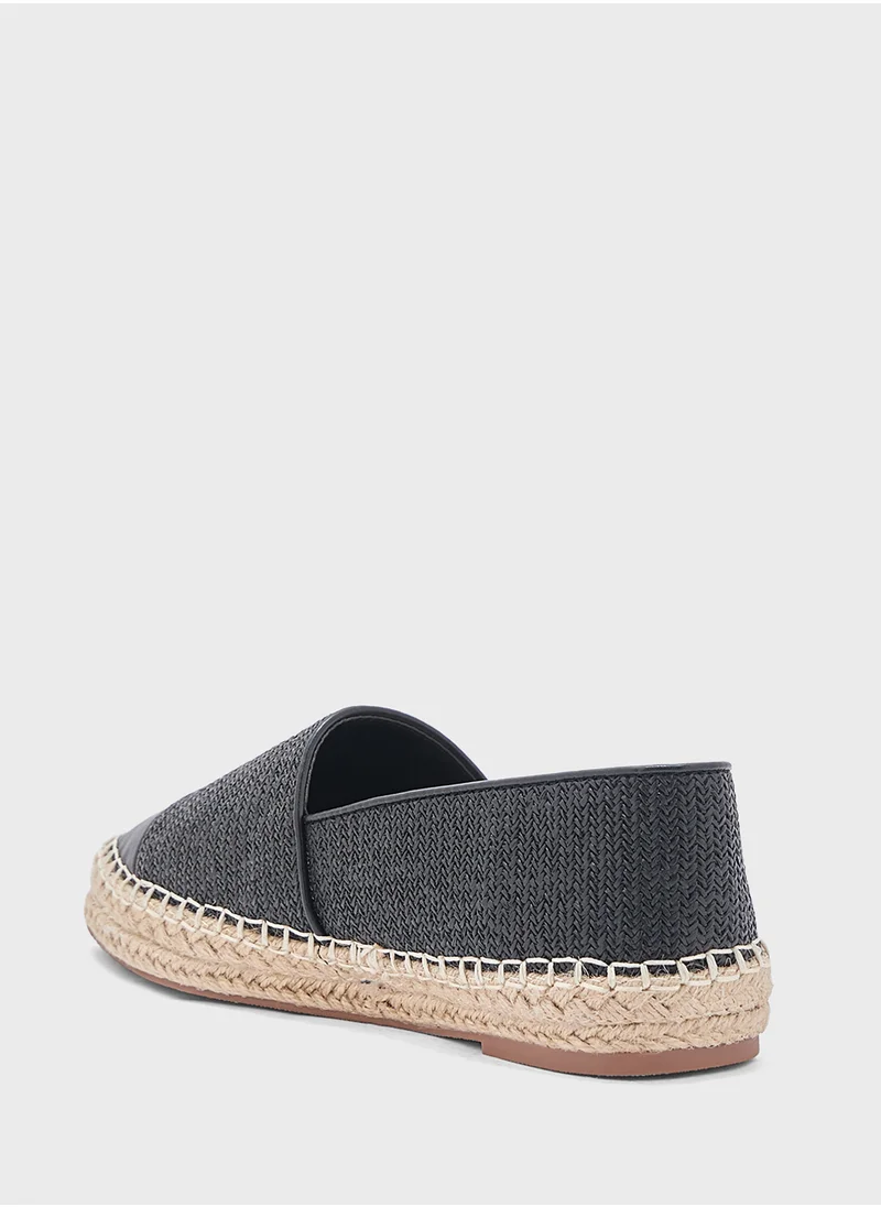 ELLA Contrast Panel Espadrille