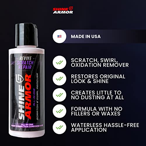 SHINE ARMOR Car Scratch Remover Repair Protection & Swirl Remover Polish 4oz - Image 3