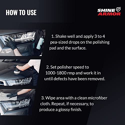SHINE ARMOR Car Scratch Remover Repair Protection & Swirl Remover Polish 4oz - Image 4