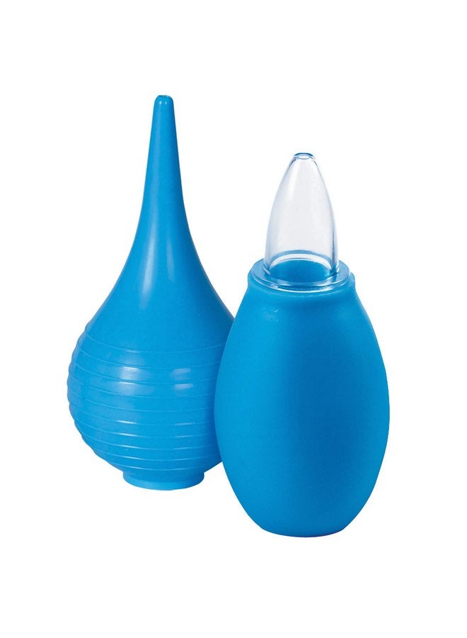 EZY DOSE Kids Ear Syringe and Nasal Aspirator, Sinus Relief and Mucus Sucker for Baby and Toddler, Easy to Clean and Dishwasher Safe, Blue, BPA Free - Image 1