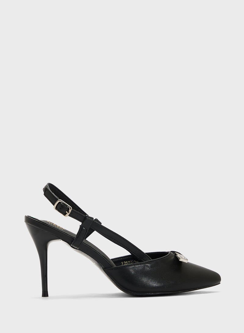 ELLA Sling Back Heeled Pump - Image 1