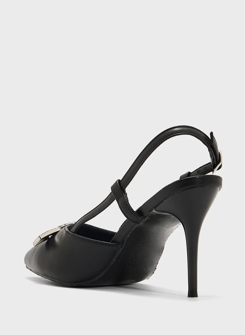 ELLA Sling Back Heeled Pump