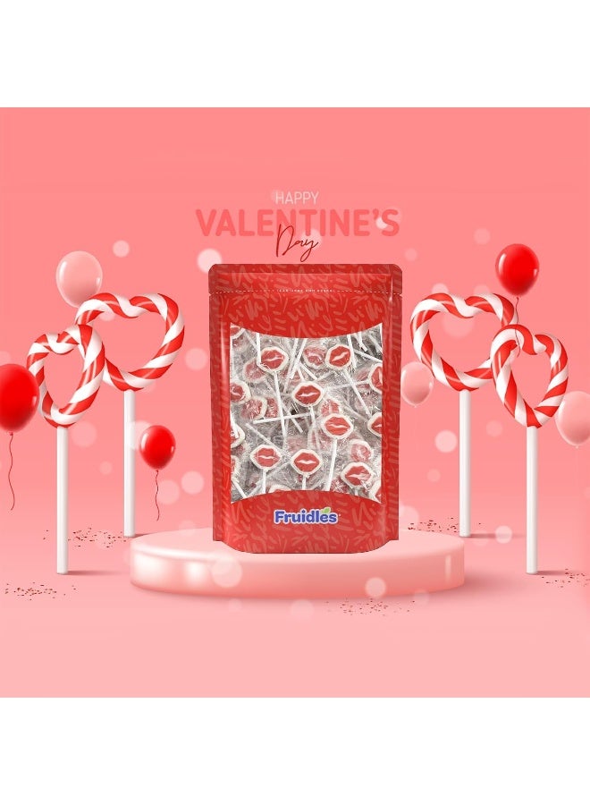 Fruidles Valentine's Day Red Lips Lollipops - Image 3
