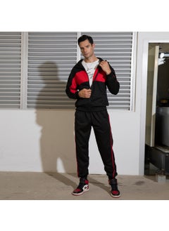 Generic Mens Autumn Winter Casual Hoodie Tracksuit Set Navy blue  - Image 4