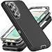 YKHJKLEC for Samsung Galaxy S25 Plus Case Military Grade 3 in 1 Heavy Duty ShockproofDrop ProofDust Proof Case with 2Pcs Tempered Glass Screen Protector 1PcsCamera Lens Protector BlackGrey - Image 2
