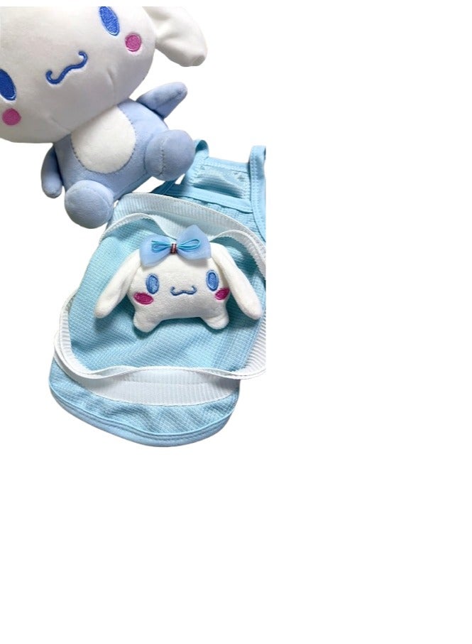 A.M Small Bichon Maltese Teddy Cat Summer Pet Cloth Having Cinnamoroll Dog doll on it. Breathable Cute Small Vest Milk Dog Milk Cat - Image 3