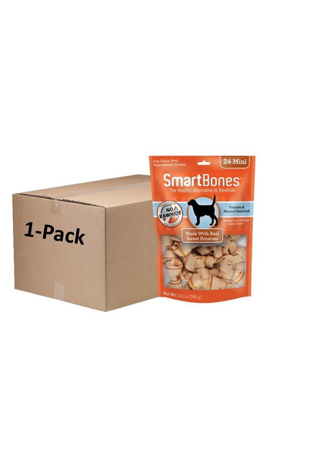 SmartBones SBSP-02002 Mini Sweet Potato Chews (24 Pack) - Image 1