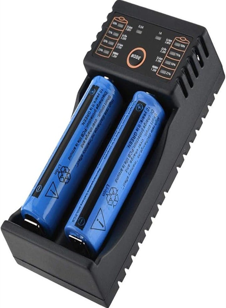Battery Charger, Lii-202 Universal Intelligent USB Battery Charger for /18490/18350/17670/17500/16340(RCR123) - Image 5