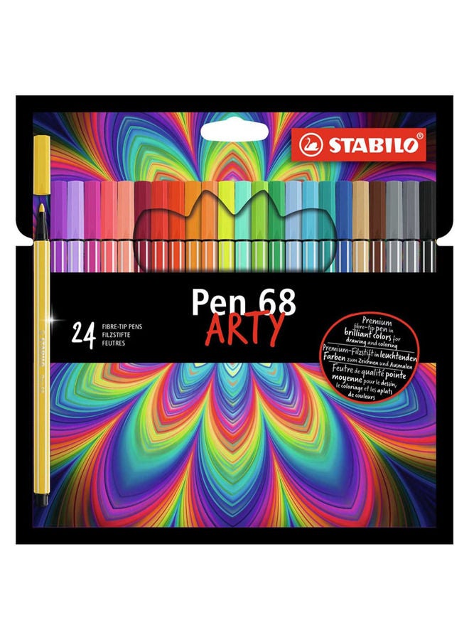 STABILO Arty Fineliner Pen 24 Color Multicolour