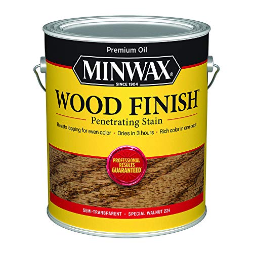 Minwax 710760000 Wood Finish 250 VOC Compliant, Special Walnut Stain, Gallon - Image 1