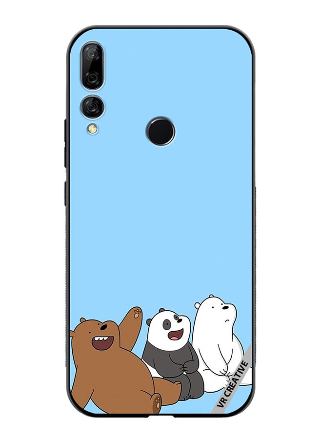 VR CREATIVE Protective Case Cover For Huawei Y9 Prime 2019 3 Cute Teddy Design Multicolour - Image 1