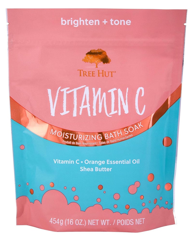 Tree Hut Brightening Bath Soak Vitamin C 16 oz