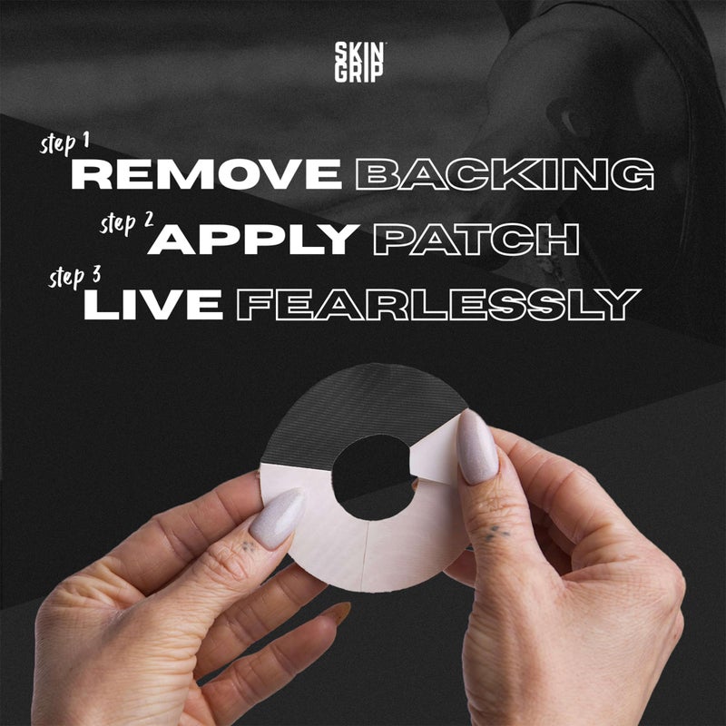 Skin Grip Freestyle Libre 2 & Lingo Sensors Cover â€“ Compatible with Infusion Sets, Waterproof Adhesive Tape, Covers w/Cutout (Not for Libre3), Lasts 10-15 Days, CGM Sensor Patches, Black - Image 4