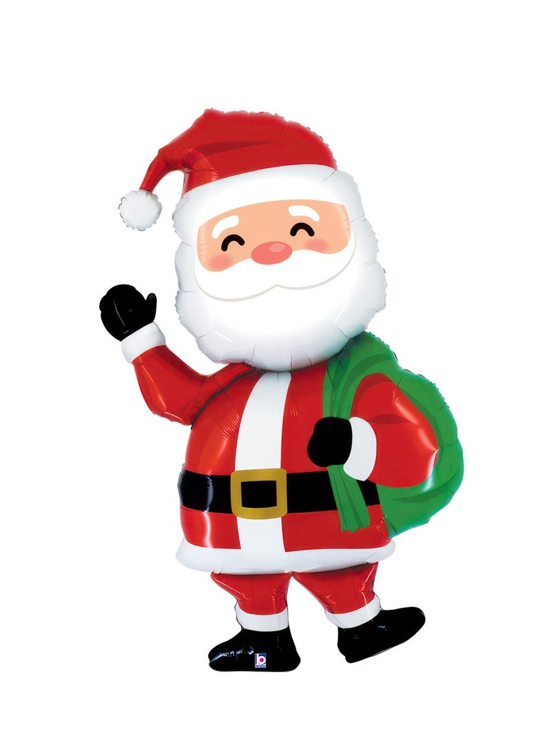 Betallic 69" Foil Balloon Delivery Santa - Image 1