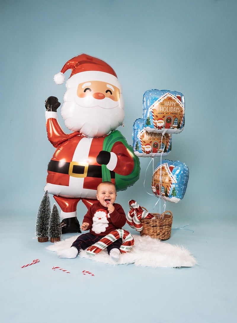 Betallic 69" Foil Balloon Delivery Santa - Image 2