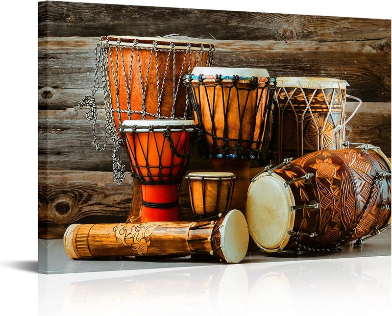 Kalormore Traditional African Drum Wall Art - Image 1