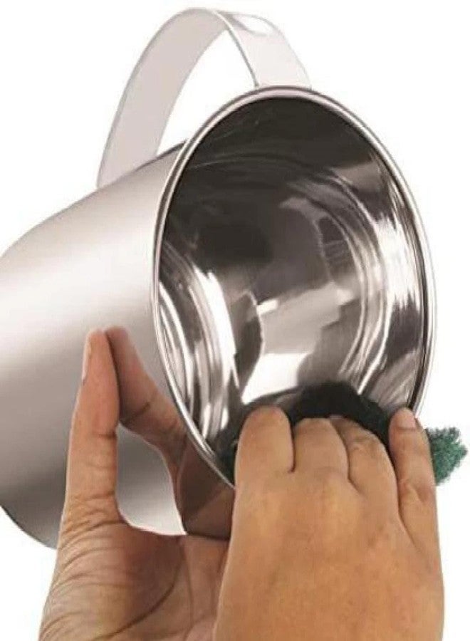 VISAXMI Stainless Steel Water Jug 2 Litre | Seaving Jug with Lid & Handle | Steel Jug for Kitchen | Steel Water Pitcher | Daily Use Water Jug (Pack of 2) - Image 3