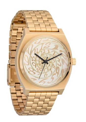 NIXON Time Teller A045-100m Water Resistant Men's Analog Fashion Watch (37mm Watch Face, 19.5mm-18mm Stainless Steel Band) - Image 1