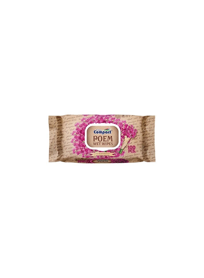 Ultra Compact Italian Bougainvillea Poem Wet Wipes: Fragrant Care Pack - 100pcs - Image 4