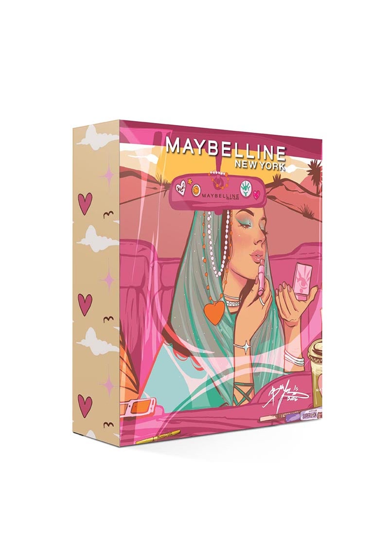 MAYBELLINE NEW YORK Girlhood Bundle Teddy Tint Shade 15 Skinny Dip + Lifter Glaze 09 Latte Crush + Lifter Lip Liner 010 Main Character - Image 1