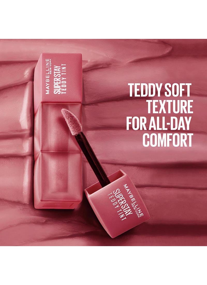 MAYBELLINE NEW YORK Girlhood Bundle Teddy Tint Shade 15 Skinny Dip + Lifter Glaze 09 Latte Crush + Lifter Lip Liner 010 Main Character - Image 4