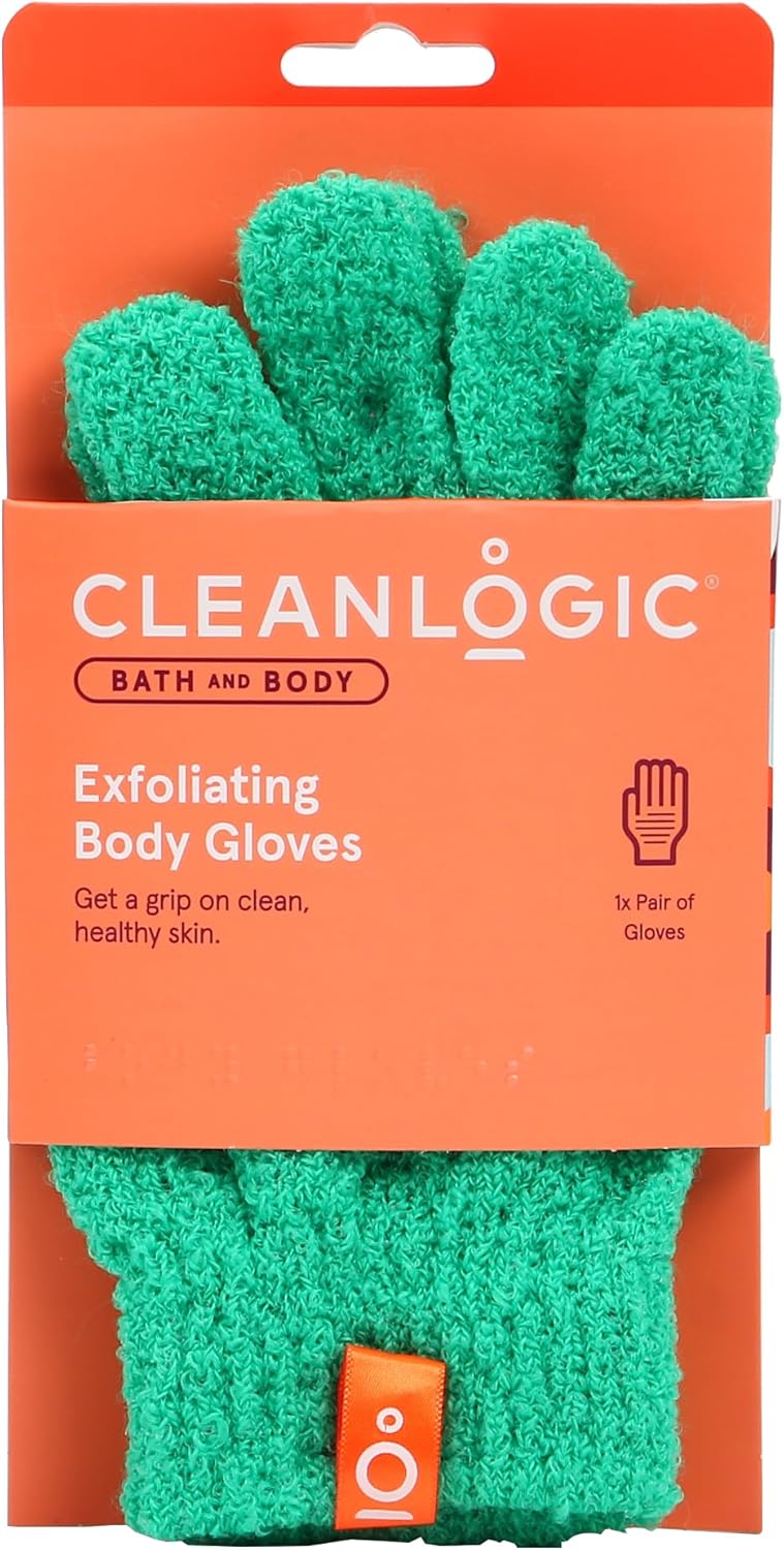 cleanlogic Bath & Body Exfoliating Gloves CL-105-48 - Image 1