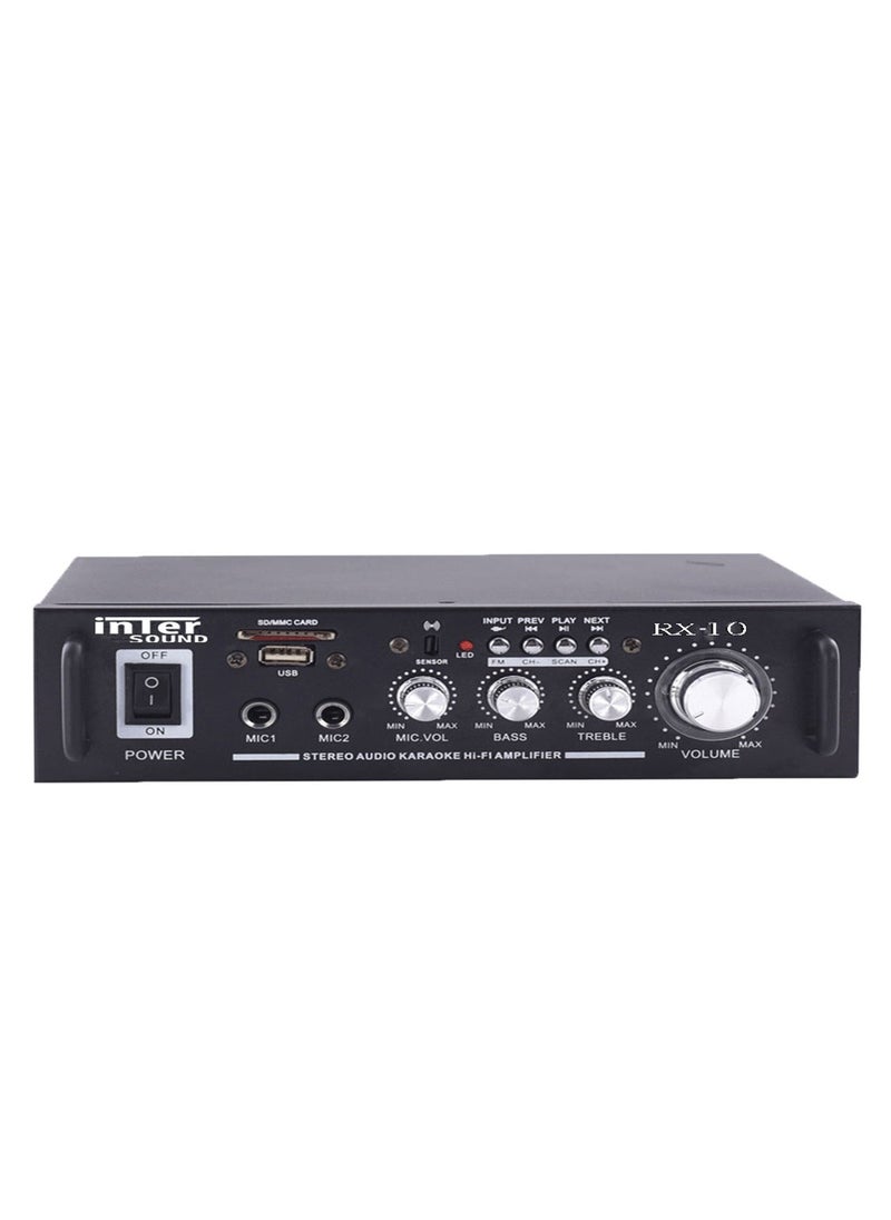 Sound System 2 wall speakers and Inter Sound RX 10 amplifier