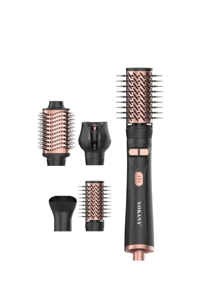 سوكاني طقم استشوار دواره سوكانى 4*1 مصممة لتصفيف وتجفيف الشعر دفعة واحدة 1400 وات -SK-15030 - Image 1