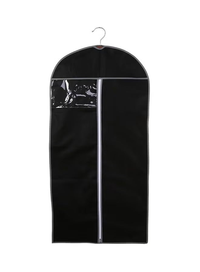 Zippered Hanging Suit Protector Bag Black，Garment Bags Suit Bags 60*120 cm, Garment Covers for Hanging Clothes on Closet or Travel,Suit Covers for Storage Suits, T-shirts and Jackets  - Image 1