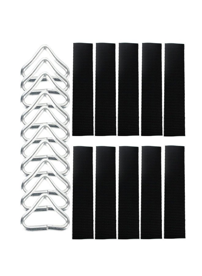 Shan Trampoline Spring Trampoline Ring Trampoline Accessories Trampoline Triangle Buckle 10packs - Image 2