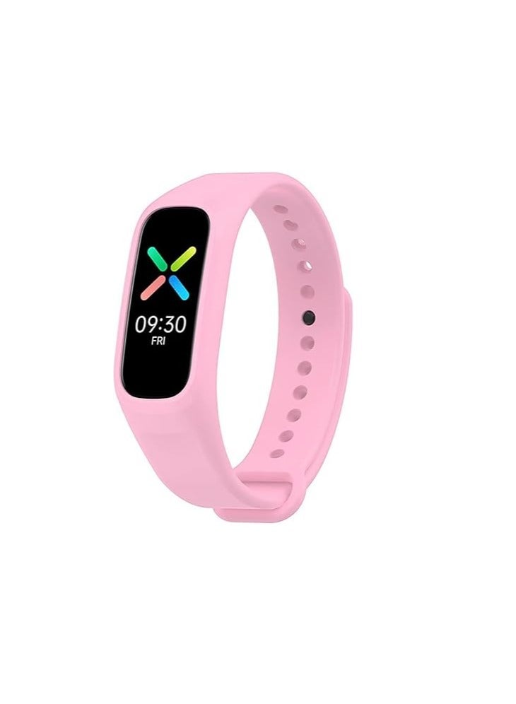 Silicone Strap Compatible with Oppo Band [Breathable] Soft Silicone Replacement Strap for Men Women, Pin Buckle Design for Oppo Band - Image 1